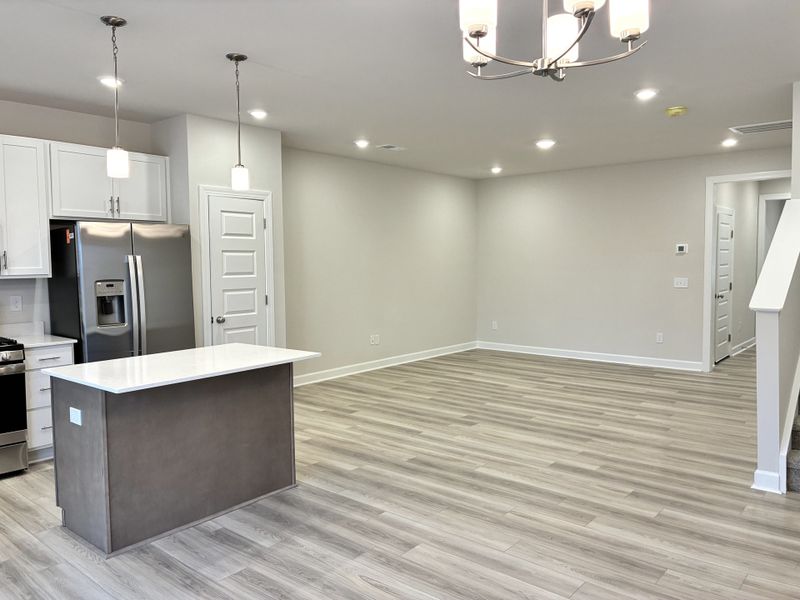 Spacious, unfurnished interior of a new home in Reidville Town Center, Reidville (Image 11). Spacious, unfurnished interior of a new home in Reidville Town Center, Reidville (Image 11).