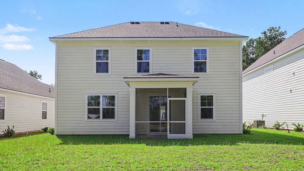 Exterior details and patio area of a home in Chapman Village, Conway (Image 3).