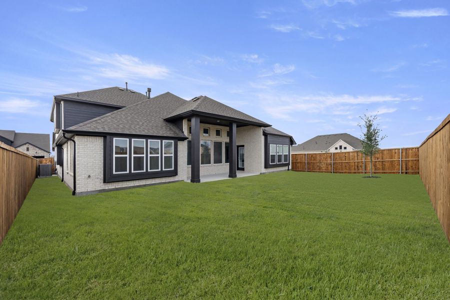 Exterior details and patio area of a home in Timberbrook, Justin (Image 26). Exterior details and patio area of a home in Timberbrook, Justin (Image 26).