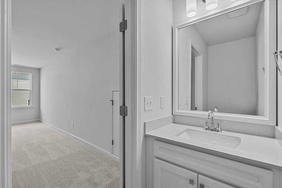 Furnished interior view inside a new home in Brooke Hill, Lewisville (Image 14). Furnished interior view inside a new home in Brooke Hill, Lewisville (Image 14).