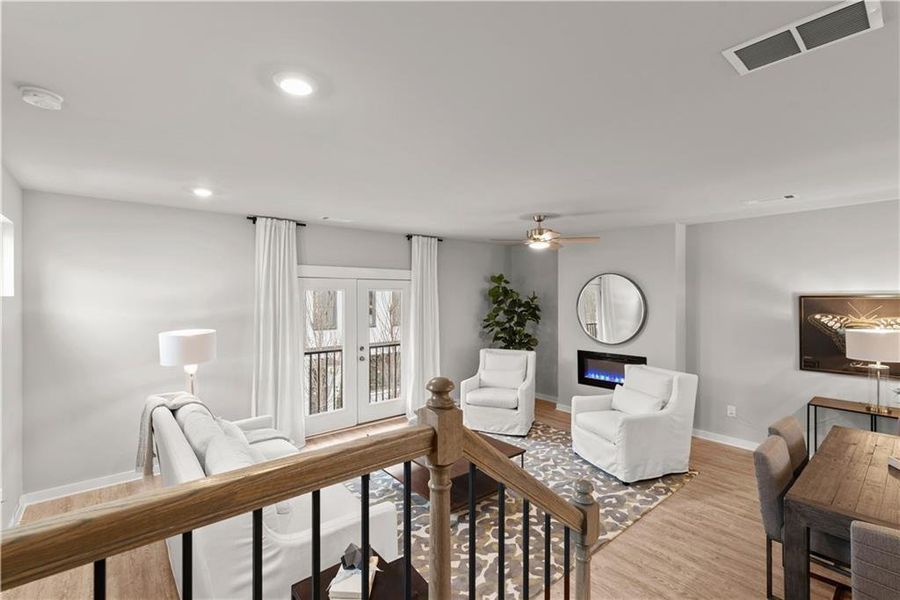 Furnished interior view inside a new home in One Riverside West, Atlanta (Image 31).