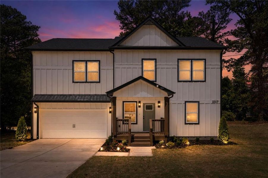 Front exterior of a new home in , Decatur, GA, highlighting curb appeal (Image 19).