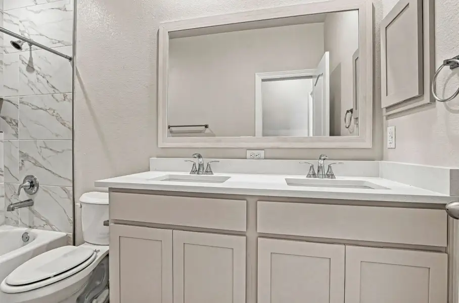 Furnished interior view inside a new home in Desert Breeze, Horizon City (Image 7).