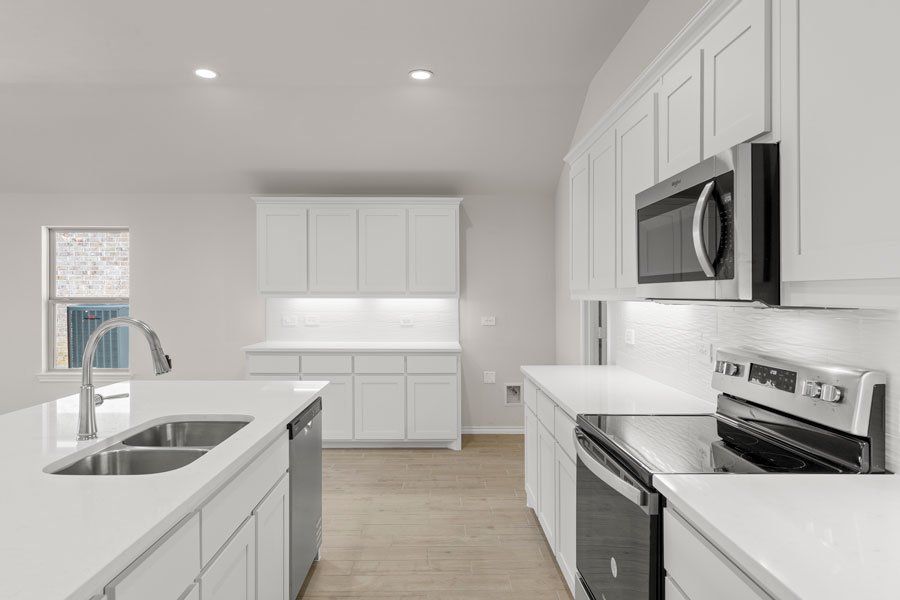 Representative exterior photo of a completed home built from the Lincoln by Impression Homes in Northspur, Terrell, TX (Image 6).