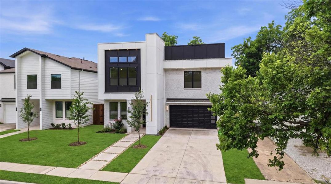 Front exterior of a new home in , Dallas, TX, highlighting curb appeal (Image 2). Front exterior of a new home in , Dallas, TX, highlighting curb appeal (Image 2).