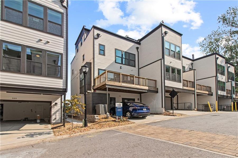 Front exterior of a new home in Easton, Atlanta, GA, highlighting curb appeal (Image 16). Front exterior of a new home in Easton, Atlanta, GA, highlighting curb appeal (Image 16).