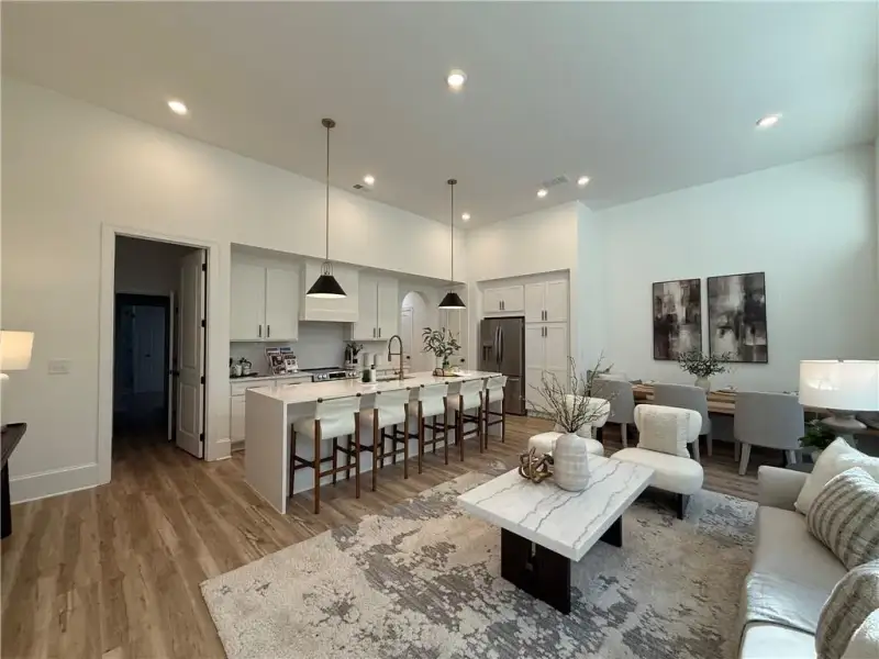 Furnished interior view inside a new home in , Waleska (Image 9).