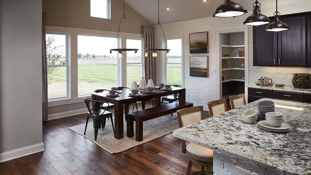 Furnished interior view inside a new home in , Ridgeville (Image 5).