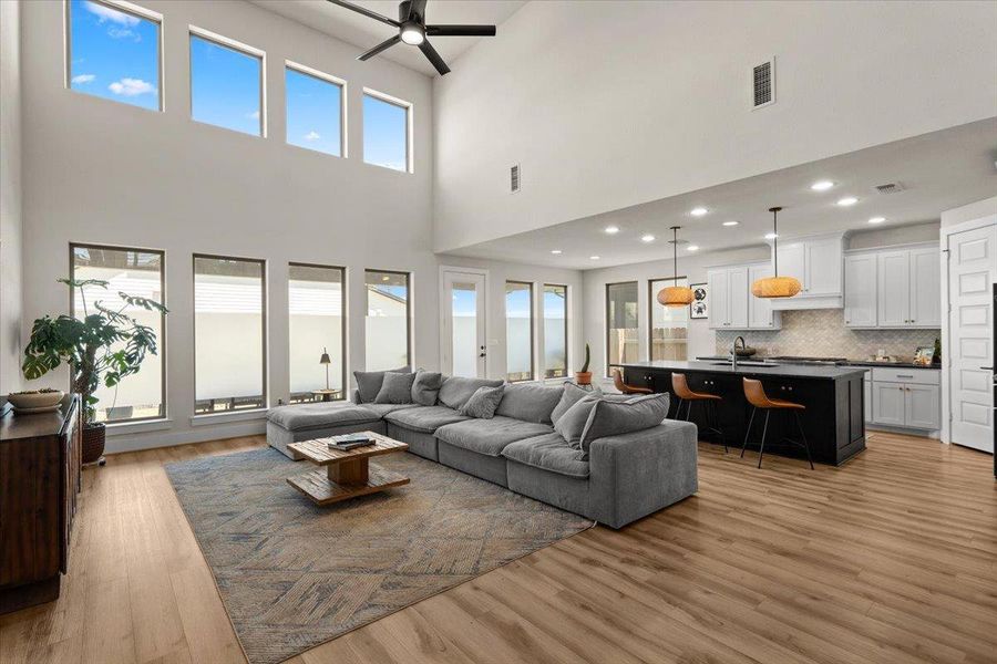 Furnished interior view inside a new home in Easton Park, Austin (Image 7).