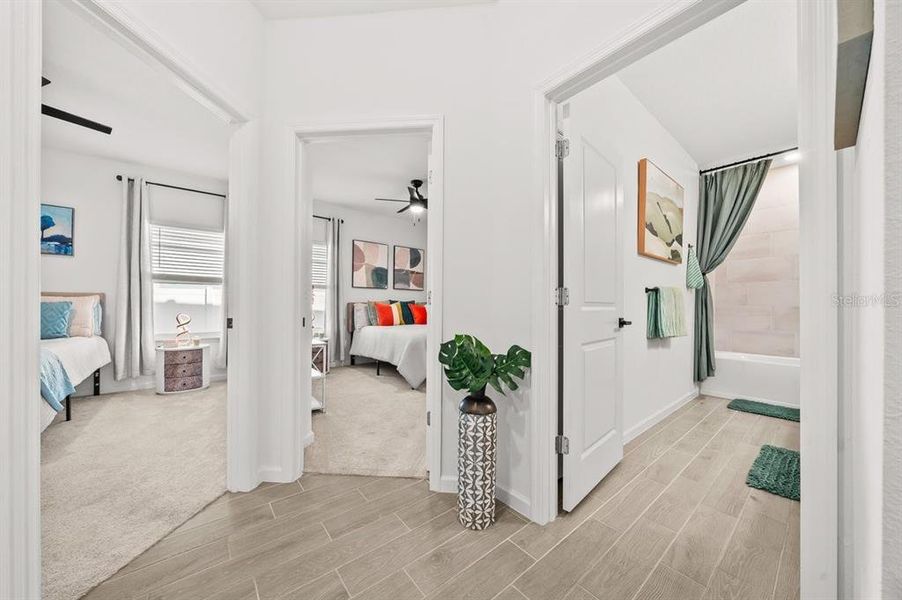 Furnished interior view inside a new home in , Ocala (Image 60).