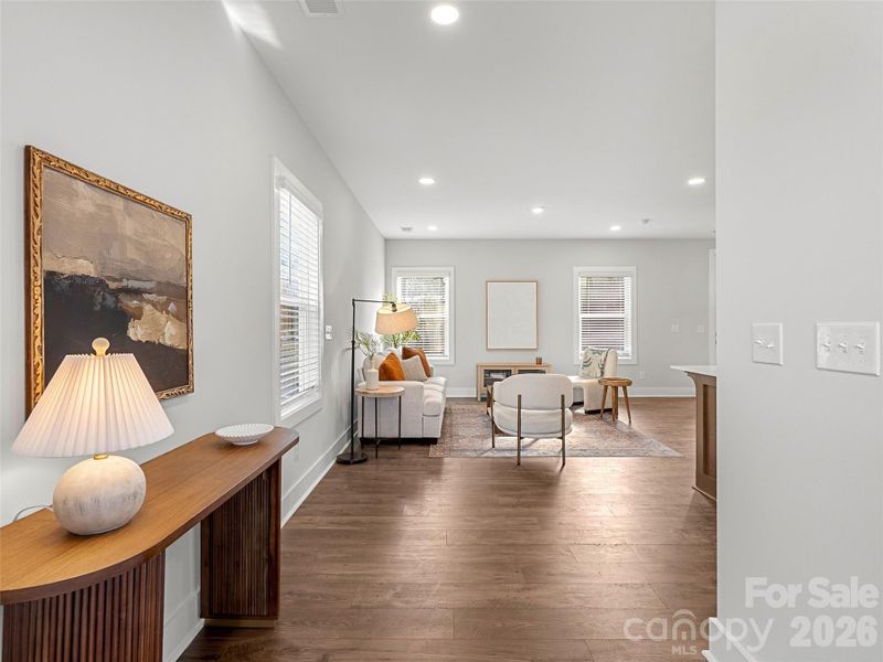 Furnished interior view inside a new home in , Weaverville (Image 33).