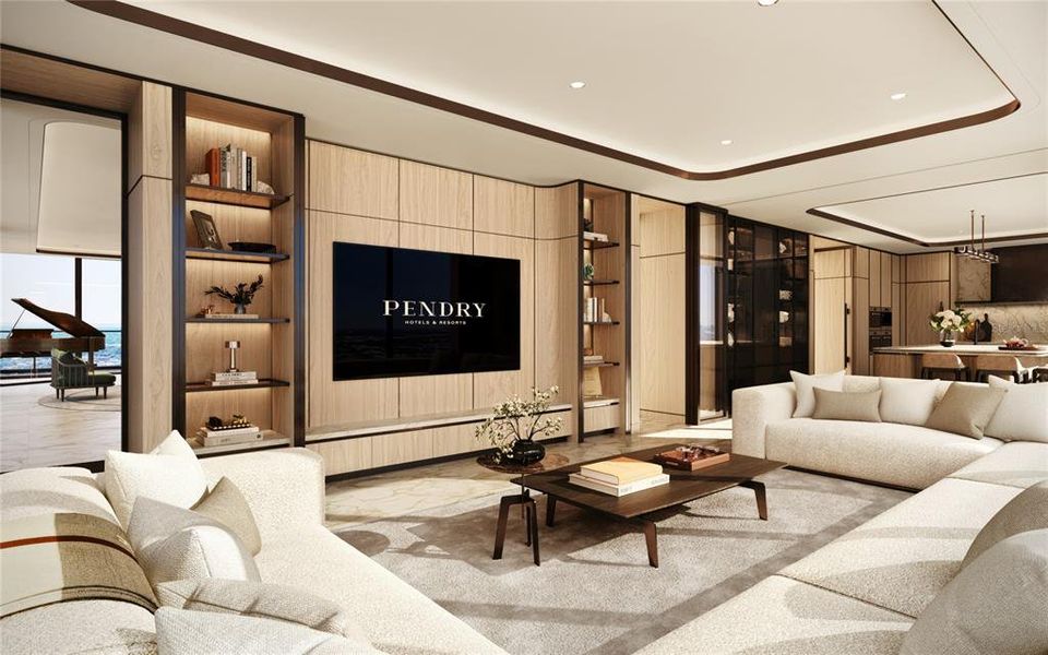 Furnished interior view inside a new home in , Tampa (Image 5).