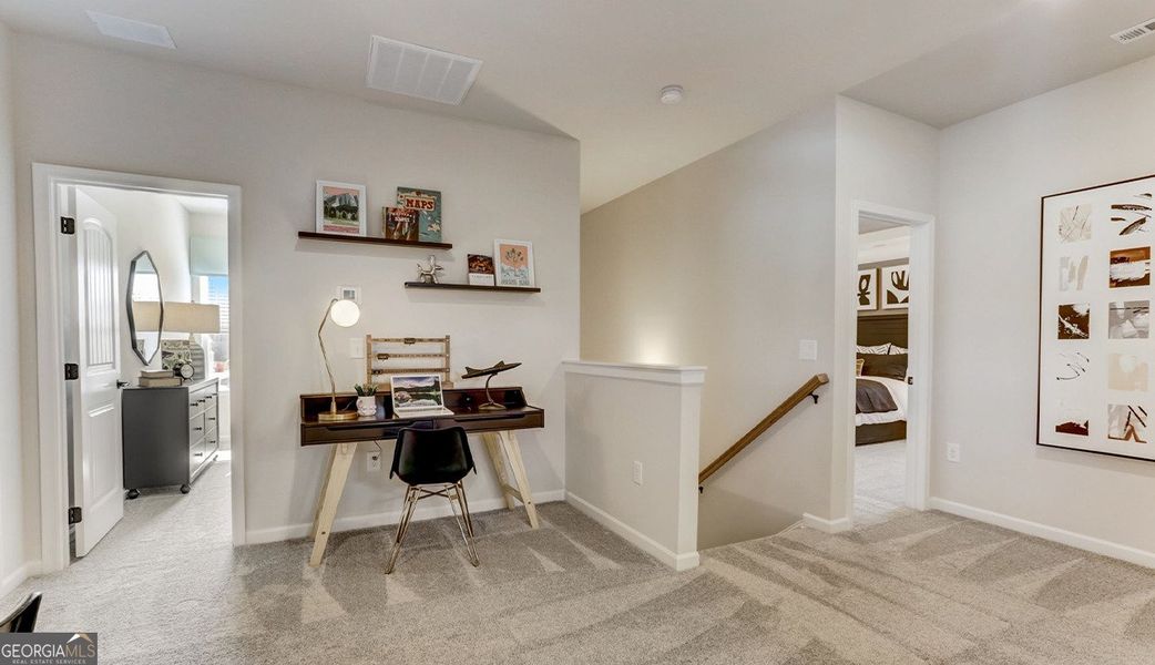 Furnished interior view inside a new home in Maddox Station, Eatonton (Image 8).