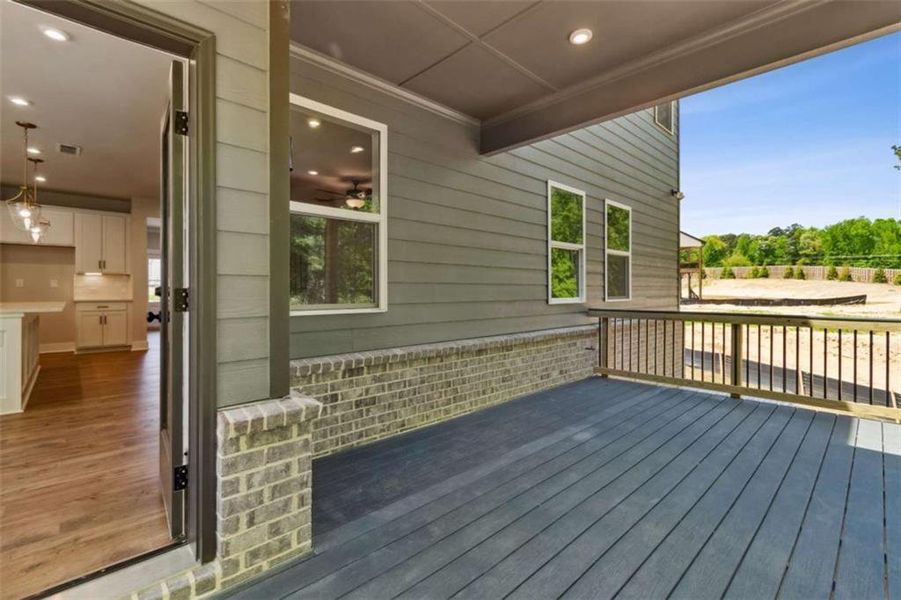 Exterior details and patio area of a home in The Paddocks at Doc Hughes, Buford (Image 20). Exterior details and patio area of a home in The Paddocks at Doc Hughes, Buford (Image 20).