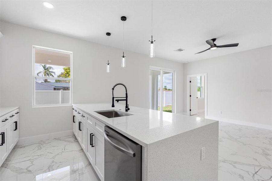 Furnished interior view inside a new home in , Port Richey (Image 9).
