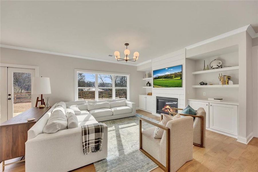 Furnished interior view inside a new home in , Marietta (Image 16).