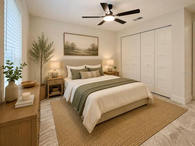 Furnished interior view inside a new home in , Dunnellon (Image 19).