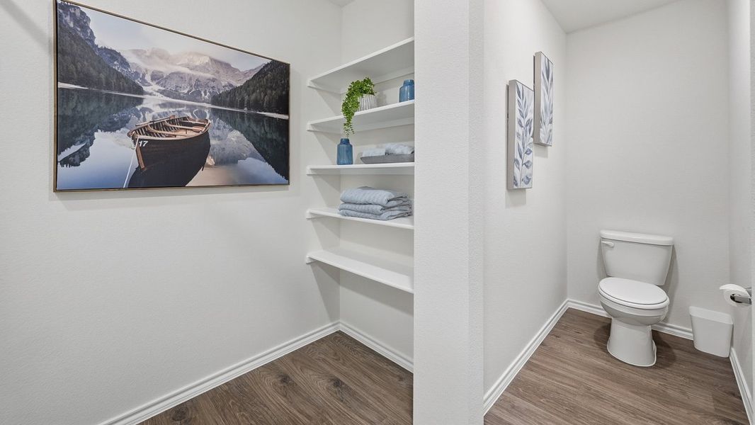 Representative furnished interior of a home built from the Benson by D.R. Horton in Arbor Trails South, Princeton (Image 33).