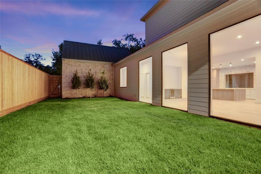 Exterior details and patio area of a home in , Houston (Image 24).