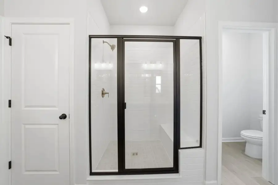 Sample Primary Bathroom photo. Actual structural options and design finishes of home may vary.