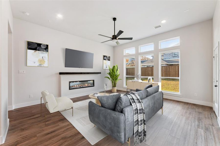 Furnished interior view inside a new home in , Celina (Image 8).