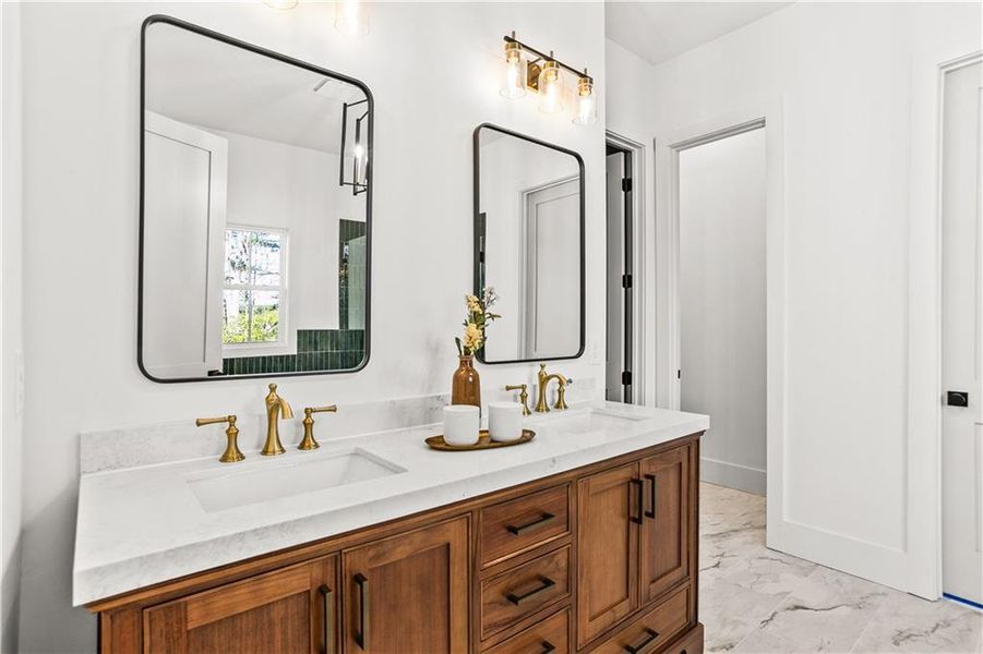 Furnished interior view inside a new home in , Canton (Image 42).