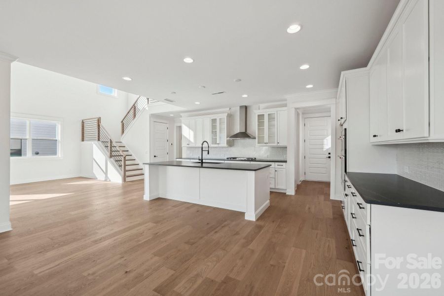 Dining, Great Room and Kitchen