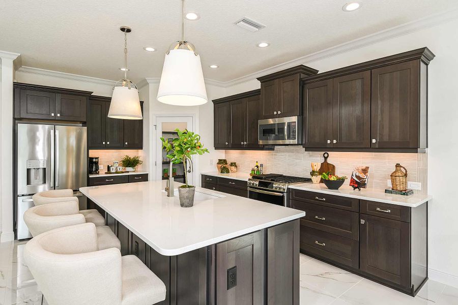 Furnished interior view inside a new home in Windward, Lakewood Ranch (Image 13).