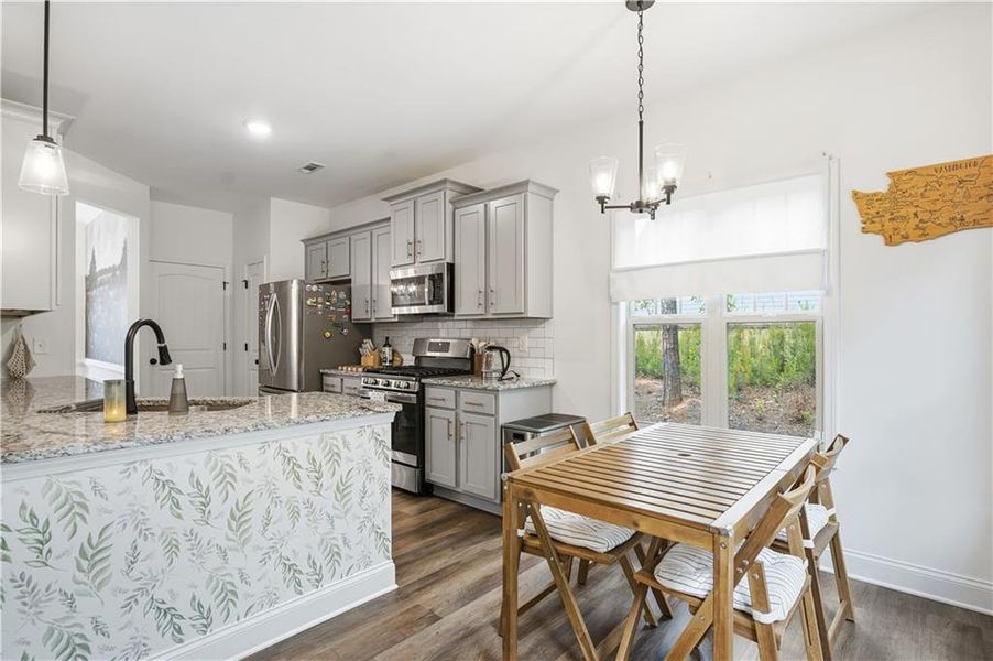 Furnished interior view inside a new home in , Douglasville (Image 18).