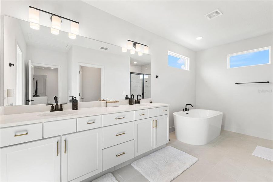 Furnished interior view inside a new home in Summerlake Reserve, Winter Garden (Image 12). Furnished interior view inside a new home in Summerlake Reserve, Winter Garden (Image 12).