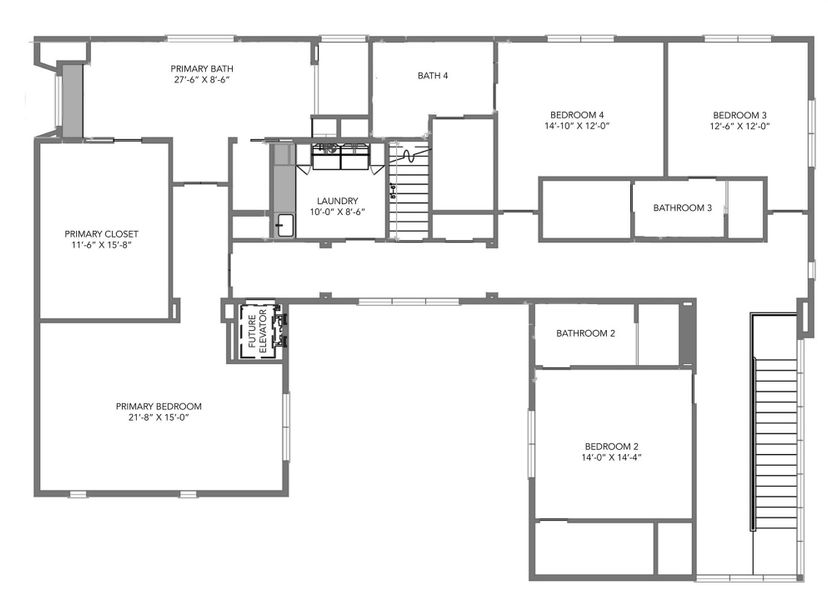 2D floor plan layout of this home in , Houston, TX (Image 4). 2D floor plan layout of this home in , Houston, TX (Image 4).