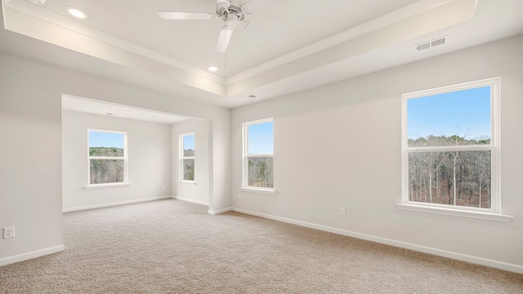 Spacious, unfurnished interior of a new home in The Gates at Pates Creek, Hampton (Image 24). Spacious, unfurnished interior of a new home in The Gates at Pates Creek, Hampton (Image 24).