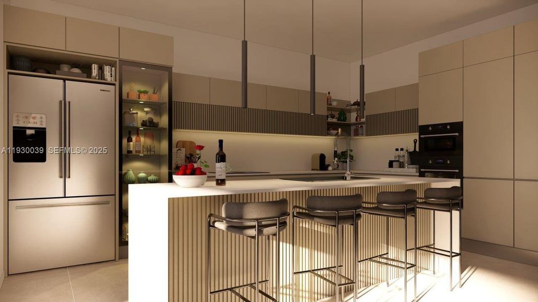 Furnished interior view inside a new home in , Fort Lauderdale (Image 5).