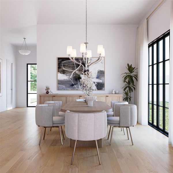 Furnished interior view inside a new home in , Dallas (Image 2). Furnished interior view inside a new home in , Dallas (Image 2).