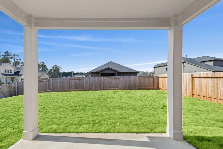 The Crawford- Rear Covered Patio The Crawford- Rear Covered Patio