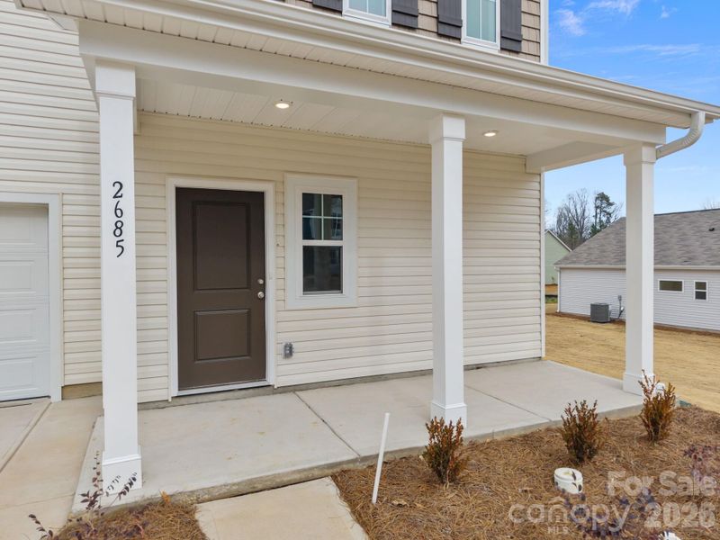 Exterior details and patio area of a home in Fisher Springs, Kannapolis (Image 11).