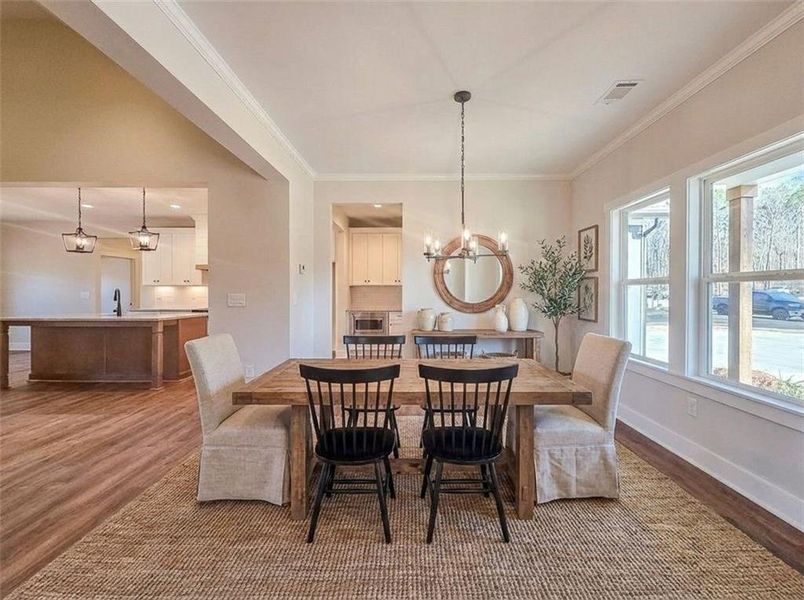 Furnished interior view inside a new home in , Rockmart (Image 6).