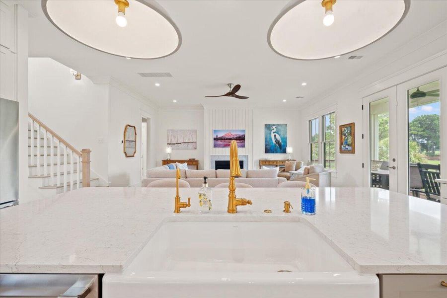 Furnished interior view inside a new home in , Johns Island (Image 9).