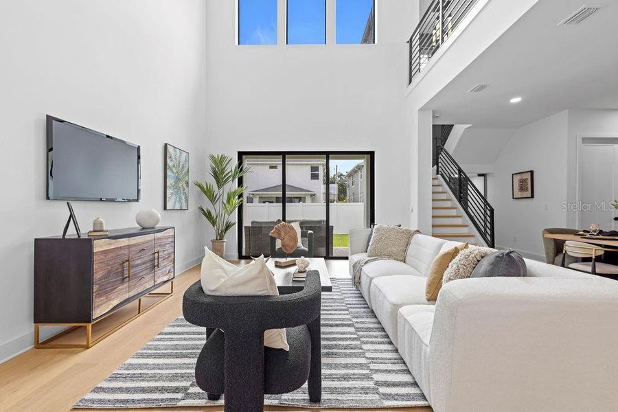 Furnished interior view inside a new home in , Tampa (Image 8).