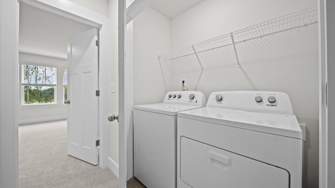 Furnished interior view inside a new home in Ransdell Pointe, Spartanburg (Image 17). Furnished interior view inside a new home in Ransdell Pointe, Spartanburg (Image 17).