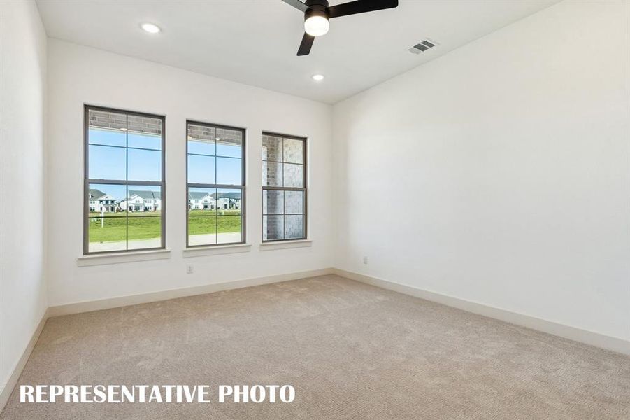 Your new light filled owner's suite was designed for rest and relaxation.  REPRESENTATIVE PHOTO