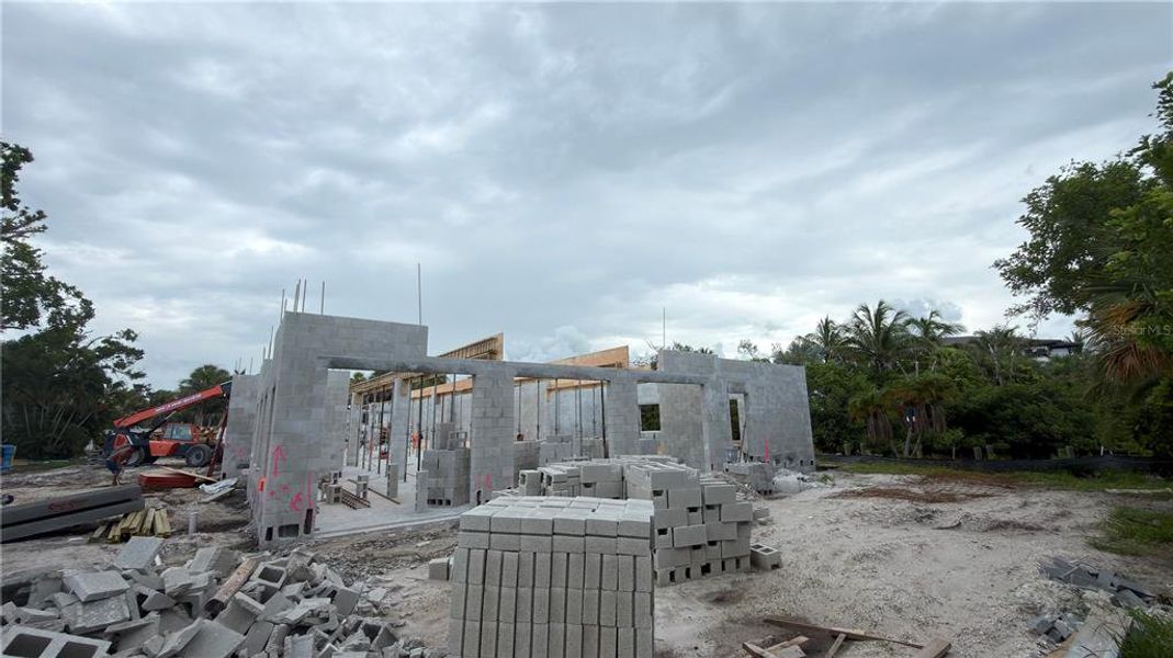 In-progress construction of a new home in , Sarasota, FL (Image 24). In-progress construction of a new home in , Sarasota, FL (Image 24).