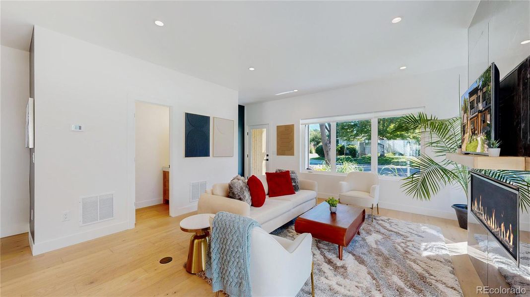 Furnished interior view inside a new home in , Denver (Image 40).