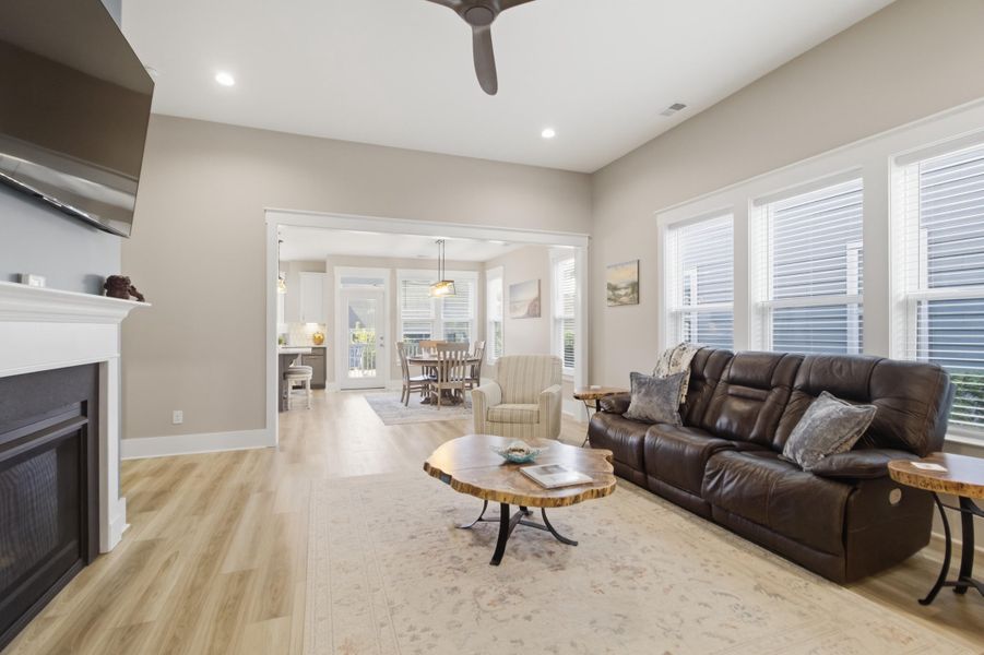 Furnished interior view inside a new home in Cresswind Charleston, Summerville (Image 48).