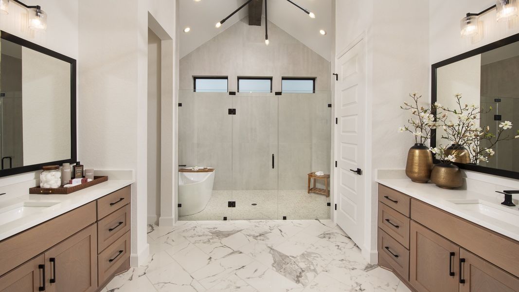 Representative furnished interior of a home built from the 3992A by Perry Homes in The Preserve at Elm Creek, New Braunfels (Image 9).