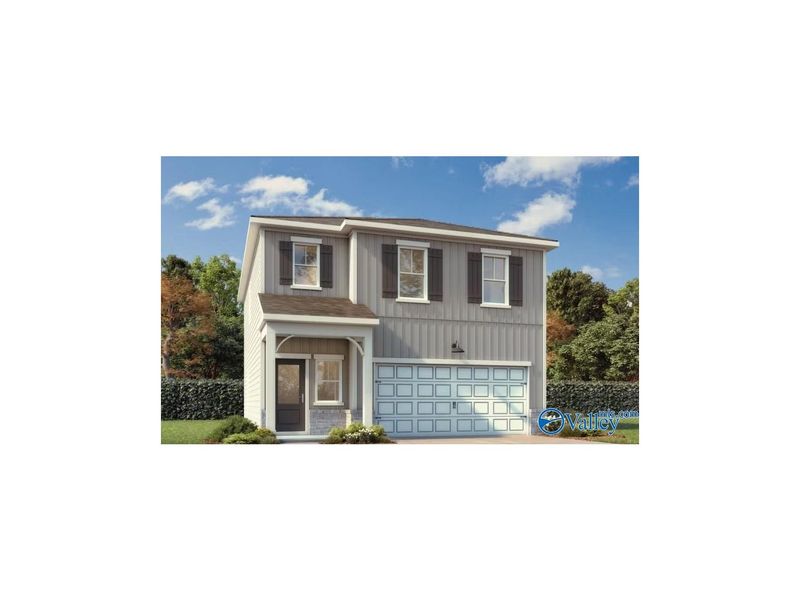 Front exterior of a new home in Bailey Park, Fayetteville, TN, highlighting curb appeal (Image 1). Front exterior of a new home in Bailey Park, Fayetteville, TN, highlighting curb appeal (Image 1).