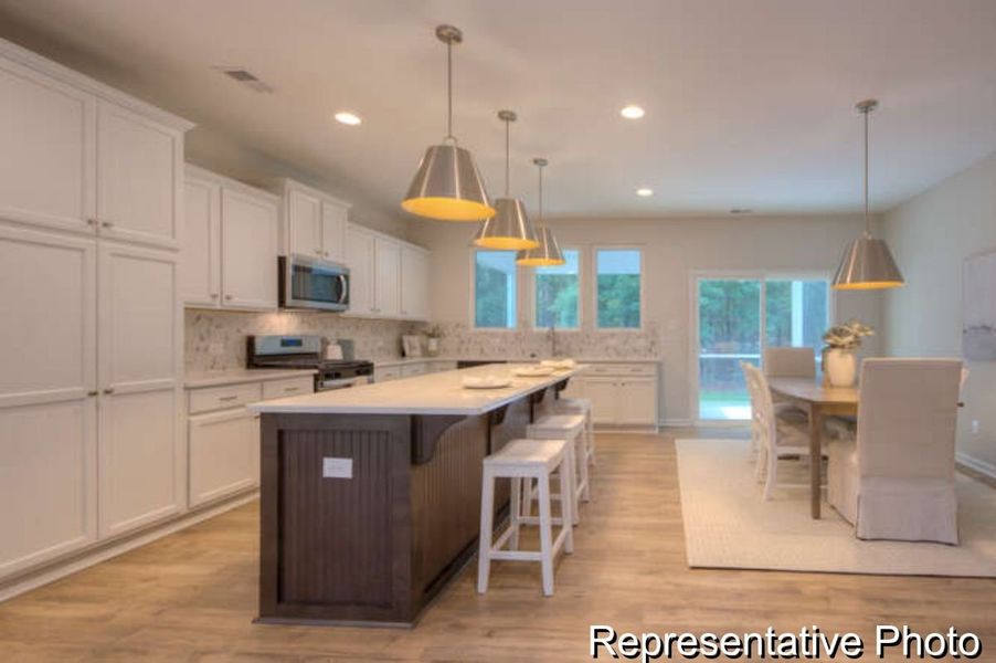 Furnished interior view inside a new home in Copper Ridge at Flowers Plantation, Clayton (Image 5).