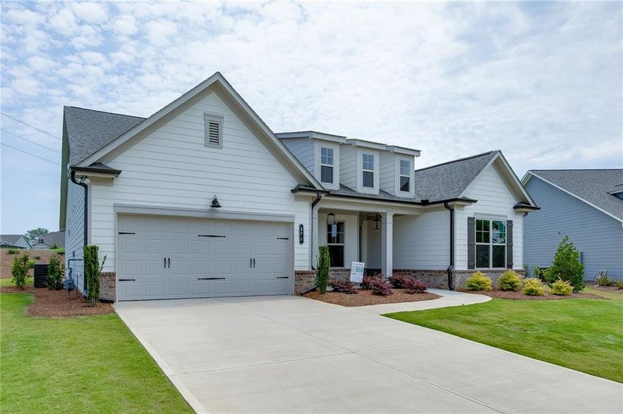 Front exterior of a new home in , Jefferson, GA, highlighting curb appeal (Image 2). Front exterior of a new home in , Jefferson, GA, highlighting curb appeal (Image 2).