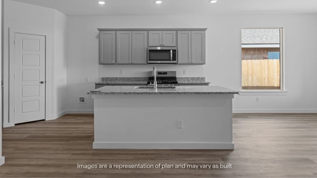 Furnished interior view inside a new home in Viridian, Lubbock (Image 5).