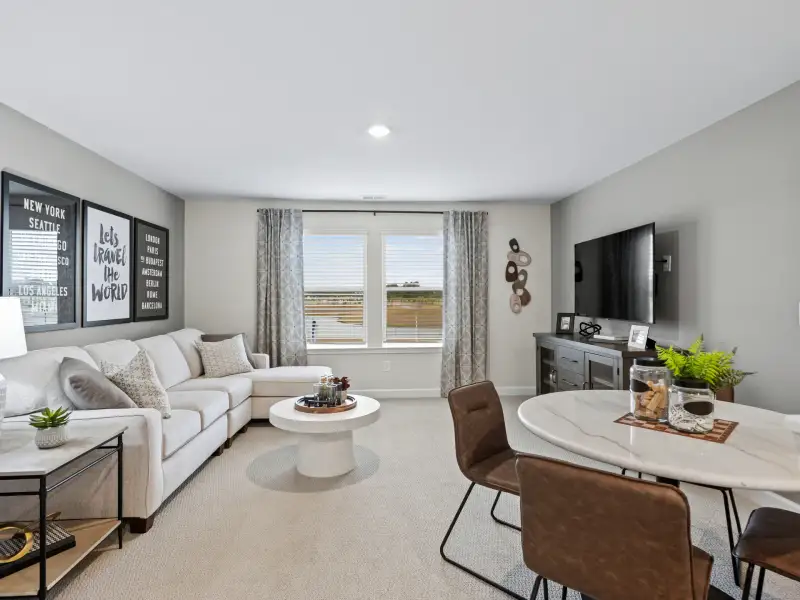 Furnished interior view inside a new home in Waterside - Coastline Series, Longs (Image 27). Furnished interior view inside a new home in Waterside - Coastline Series, Longs (Image 27).